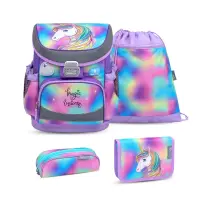 Belmil Mini-Fit Schulranzen-Set 4-tlg. - RAINBOW COLOUR
