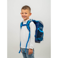 Belmil Mini-Fit Schulranzen-Set 4-tlg. - RACING BLUE NEON