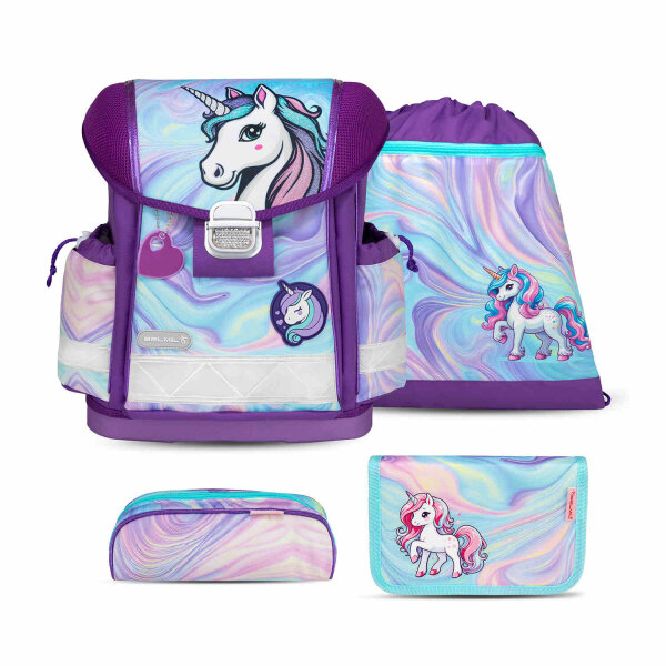 Belmil Classy Schulranzen-Set 4-tlg. - UNICORN DREAM