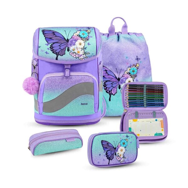 Belmil Premium Smarty Plus Schulranzen-Set 4-tlg. - SERENITY