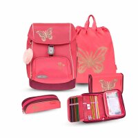 Belmil Premium Comfy Plus Schulranzen-Set 4-tlg. - CORAL