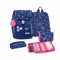 Belmil Premium Comfy Plus Schulranzen-Set 4-tlg. - SAPPHIRE