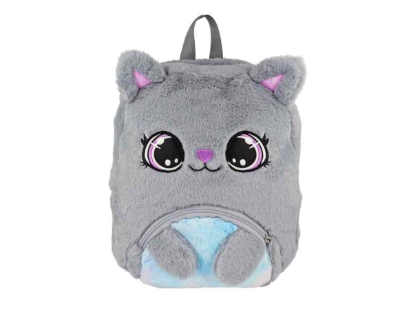 Rucksack Cuties Katze grau