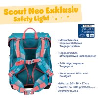 Scout Neo Set Safety Light 4-tlg. - ALOHA