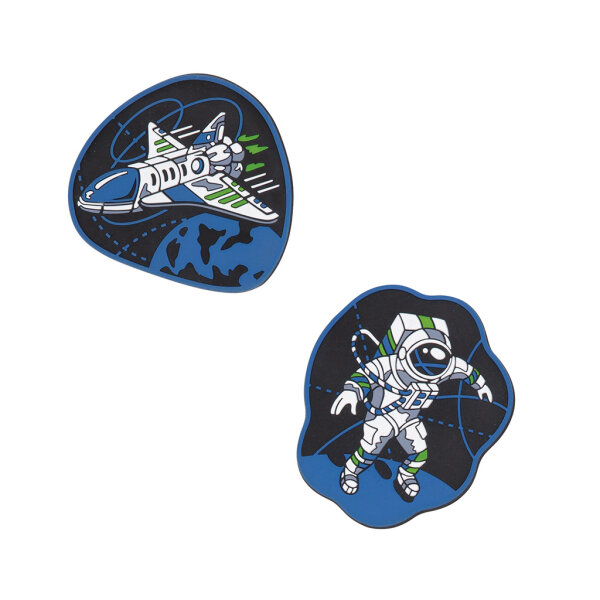DerDieDas Wechselbuttons 2-tlg. - MOON MISSION