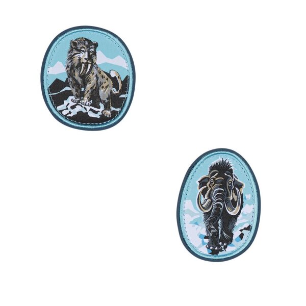 DerDieDas Wechselbuttons 2-tlg. - BLUE ICE