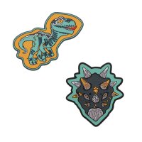 DerDieDas Wechselbuttons 2-tlg. - DINO TIME