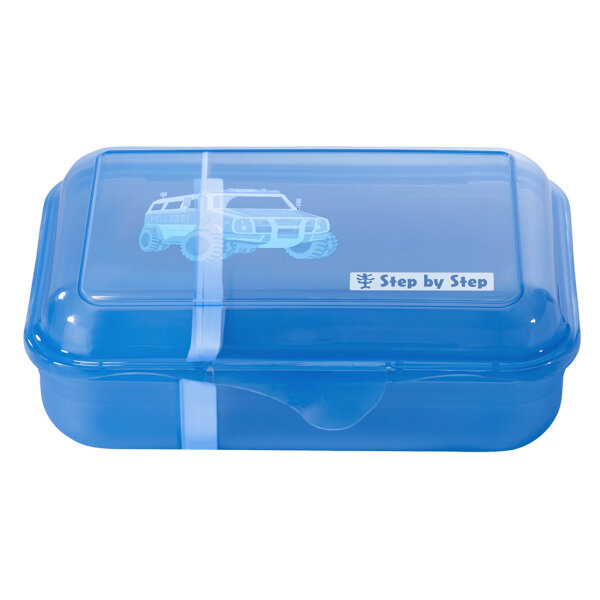 Step by Step Lunchbox - POLICE TRUCK CHARLY, Blau