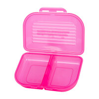 McNeill Brotdose flach und Flasche im Set pink