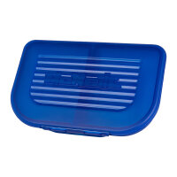 McNeill Brotdose flach und Flasche im Set blau