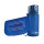 McNeill Brotdose flach und Flasche im Set blau