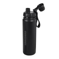 Coocazoo Isolierte Edelstahl-Trinkflasche - Black