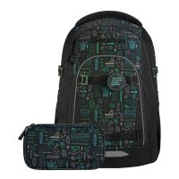 Coocazoo Rucksack-Set MATE Humedica - Free Spirit - 3-tlg.