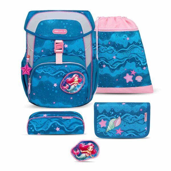Belmil MAXI Schulranzen-Set 5-tlg. - MERMAID