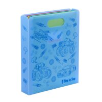 Step by Step Heftbox mit Tragegriff - BLAU